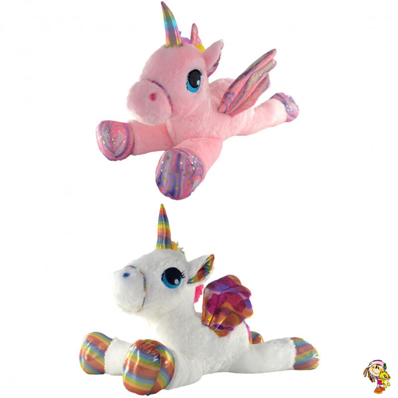 Unicornio De Peluche Gigante 80 Cm Olis Place Peluches