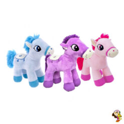 Caballo de peluche brilloso 40 cm