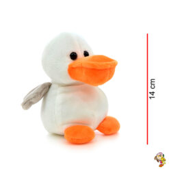 flamenco loro y gaviota de peluche 14 Cm