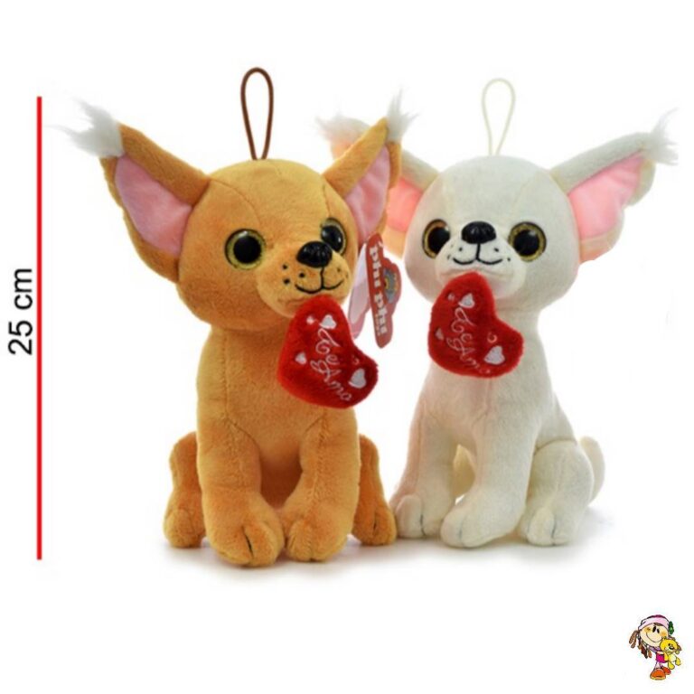 Chihuahua En Peluche Animé Playtastic – Chien Qui Aboie Et Avance, Jouet Doux Et Câlin, Piles Incluses