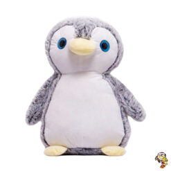 Pingüino de peluche ojos brillosos 60 cm