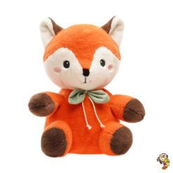 Zorro de peluche con moño 30 cm