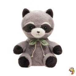 Mapache de peluche sentado 30 cm