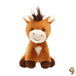 Caballo de peluche sentado 20 cm