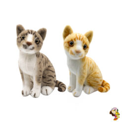 Gato De Peluche Siamés Atigrado 20 cm