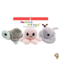 Marinos de peluche x3 para mascotas con chifle 8 cm