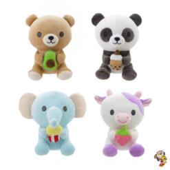 Panda oso vaca elefante de peluche soft 21 cm