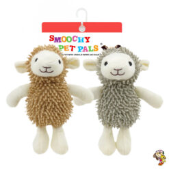 Ovejas de peluche x2 para mascotas con chifle 19 cm