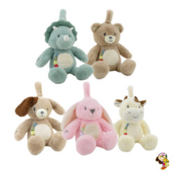Animales de peluche musicales y luz colgante 23 cm
