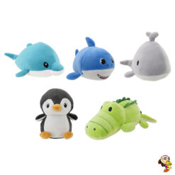 Animales Marinos de peluche tiburón pinguino ballena cocodrilo delfin