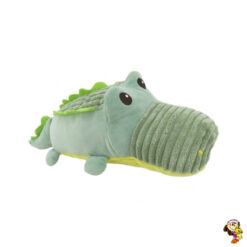 Cocodrilo de peluche para mascotas con chifle 40 cm
