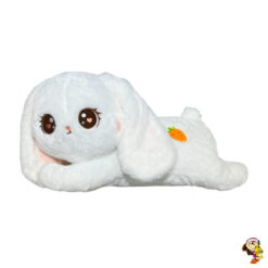 Conejo de peluche Acostado bordado 48 cm