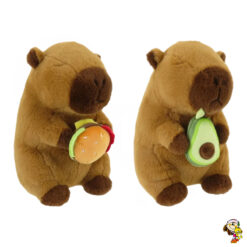 Capibara de peluche carpincho con palta hamburguesa 22 cm