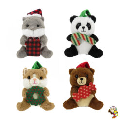 Animales de peluche navideños 16 cm