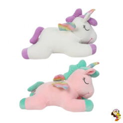 Unicornio de peluche grande Soft Acostado 50 cm