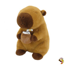 Capibara de peluche carpincho con Mate 26 cm