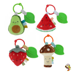 Sonajero de peluche con mordillo Hongo Palta