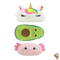 Cartuchera de peluche Unicornio Palta Axolote 20 cm