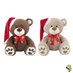 Oso de peluche oso con gorrito Navidad 36cm