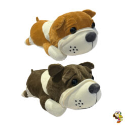 Almohada Perro Bulldog de peluche soft 55cm
