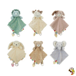 Trapito de apego manta con mordillo animalitos 38 cm