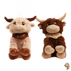 Toro de peluche sentado 62 cm