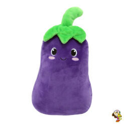 Berenjena de peluche alimento comida verdura 40 cm