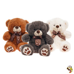 Oso de peluche con moño 24 cm