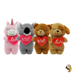 Oso de peluche con corazon love perro unicornio koala 18 cm