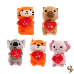 Peluche soft premiun con corazon Te Amo 18 cm