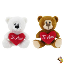 Oso de peluche con corazon Te amo 22 cm