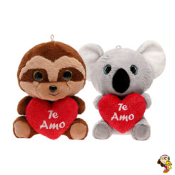 Perezoso Koala de peluche con corazon bordado Te amo 40 cm