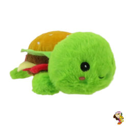 Tortuga de peluche hamburguesa 25 cm