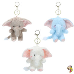 Llavero de peluche charm elefante importado