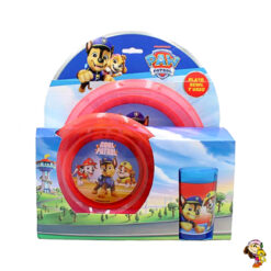 Set Plato Infantil Paw Patrol Plato + Bowl + Vaso Box