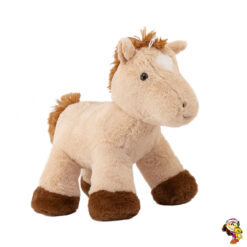 Caballo de peluche parado suave 38 cm