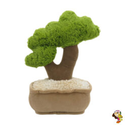 Bonsái de peluche maceta árbol 28 cm