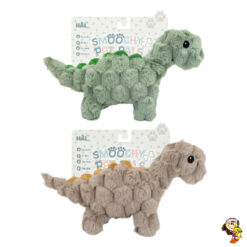 Dinosaurio de juguete peluche para mascotas con chifle 36 cm