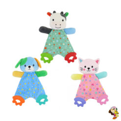 Trapito de apego manta colorida gato perro vaca 25 cm