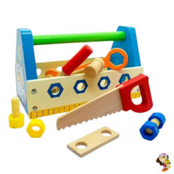 Juguete Didáctico Madera Caja de herramientas 12 pz