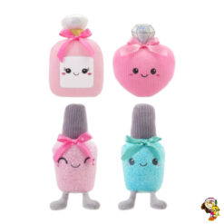 Perfume Esmalte de peluche con carita bordado y moño cute
