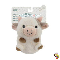 Vaca de juguete peluche para mascotas con chifle 17 cm