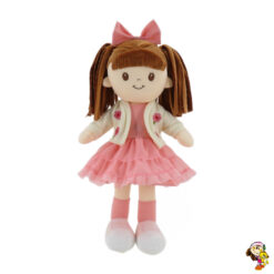 Muñeca de peluche con sonido 38 cm