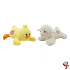 Oveja de peluche pato con aplique 26 cm