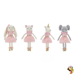 Gato De Peluche Apego Bailarina Conejo Unicornio Elefante 34 cm