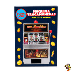 Maquina Tragamoneda Jackpot Casino Mini Con Luz Y Sonido