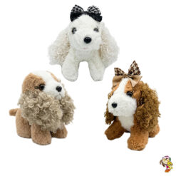 Llavero de peluche conejo, perro o mono con colgante 15 cm