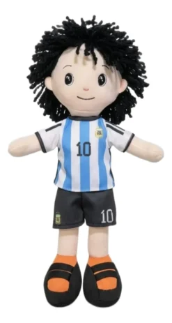 Muñeco Peluche Uniforme Futbol Selección Argentina 10