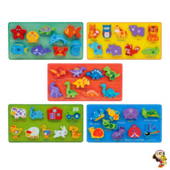 Juego Didáctico Madera con velcro Infantil 30 cm