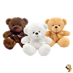 Oso de peluche osito con moño 17 cm